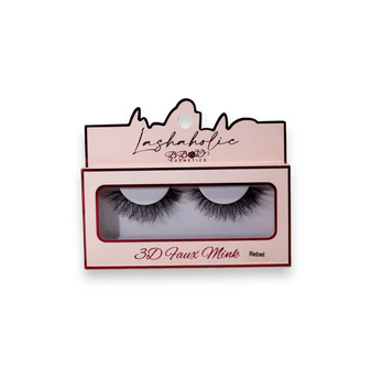 LASHAHOLIC 3D FAUX MINK LASHES-REBEL