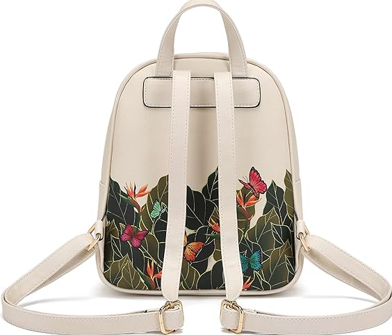 FRIDA KAHLO MINI BACKPACK FJC1001M BEIGE/BLACK