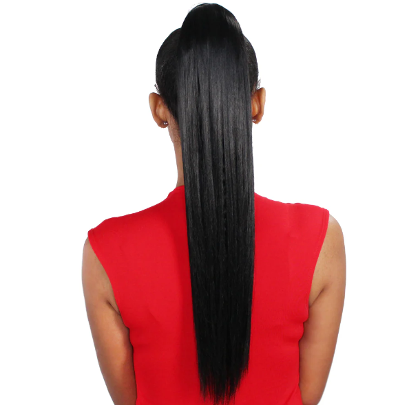 WRAP PONYTAIL SILKY STRAIGHT 18" COLOR TAN BLONDE