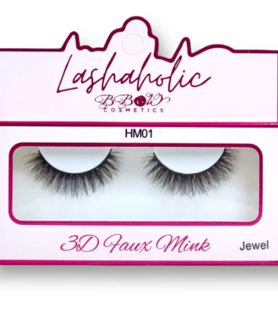 LASHAHOLIC 3D FAUX MINK LASHES- JEWEL