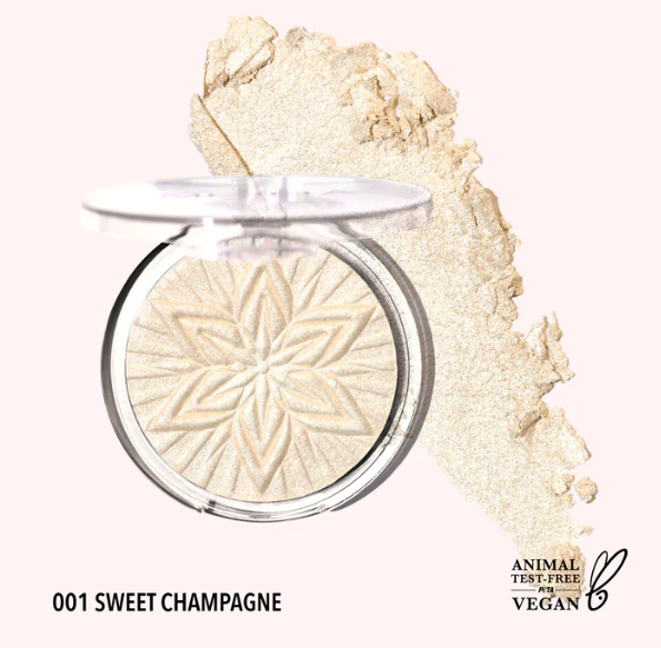 SUN GLOW FACE & BODY HIGHLIGHTER (001 SWEET CHAMPAGNE)