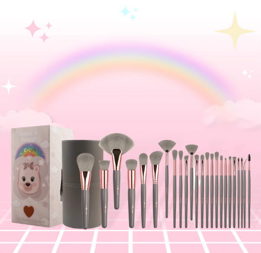 MAKEUP BRUSH SET 24 PCS CUTE BEAR COLLECTION -MAKE IT SWEET