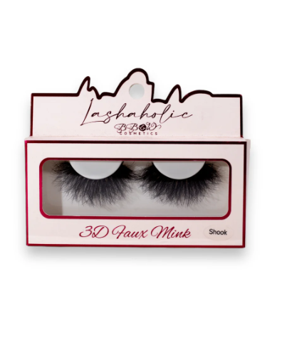 LASHAHOLIC 3D FAUX MINK LASHES-SHOOK