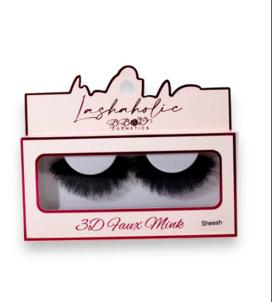 LASHAHOLIC 3D FAUX MINK LASHES-SHEESH