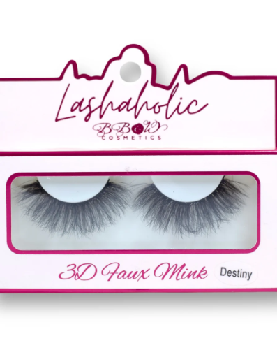 LASHAHOLIC 3D FAUX MINK LASHES-DESTINY