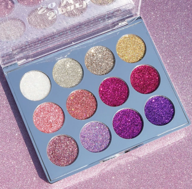 ES127 SPARKLE SO MUCH PRESSED GLITTER PALETTE