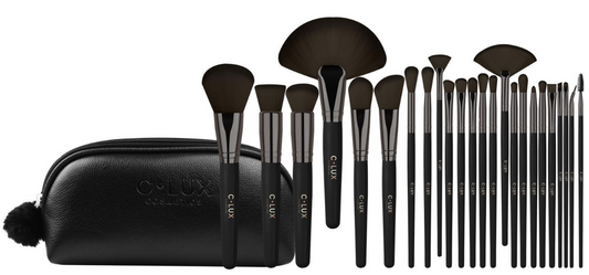 24 PIECES BRUSH SET CHOCOLATE