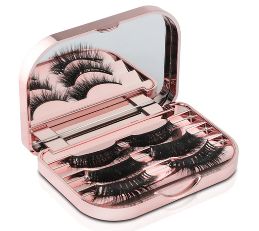 TRAVEL LASH BOX ROSE GOLD