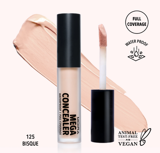 MEGA WATERPROOF CONCEALER - 125 BISQUE