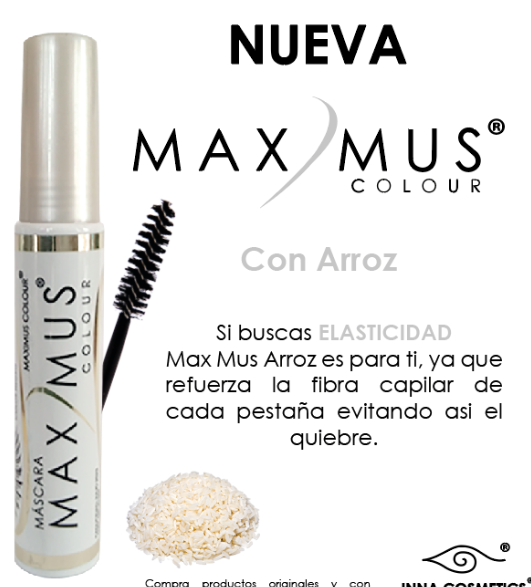 MASCARA CON MICROFIBRAS Y ACEITE DE ARROZ