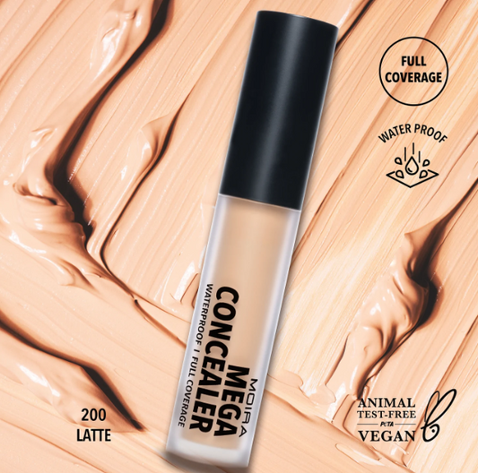 MEGA WATERPROOF CONCEALER - 200 LATTE