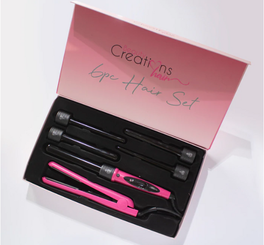 6 PCS HAIR SET PINK