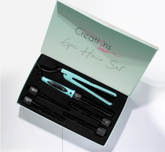 6 PCS HAIR SET TEAL